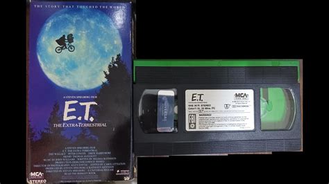 e.t. 1988 vhs opening