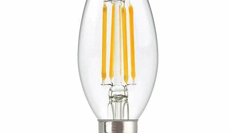 E14 Led Candle Bulb Clear LED 2 W Filament, Dimmable, Lights