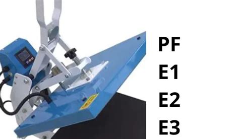 E2 Error Code On Heat Press