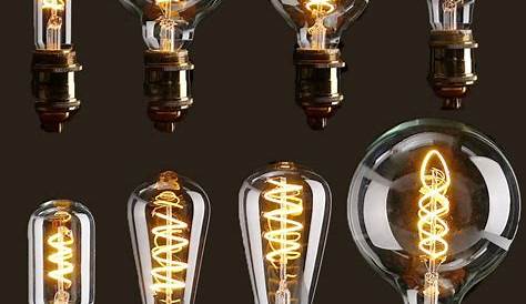 E27 Led Bulb Vintage G125 Dimmable LED Round 4 Watt Design