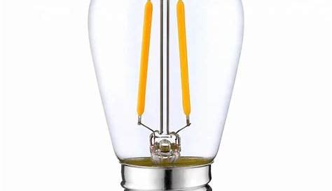 *Led Clear Filament e27 bulbs 2w 3000k