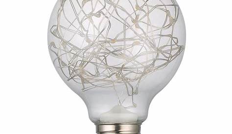 Dar Bulbs 2w LED E27 Clear Classic Globe Style Bulb in