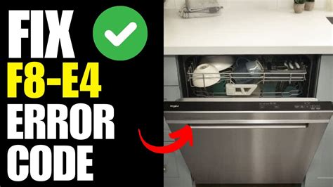 e4f8 dishwasher