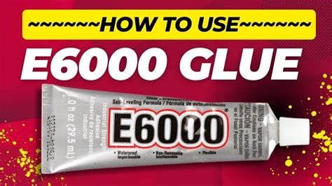 E6000 Glue Crafts