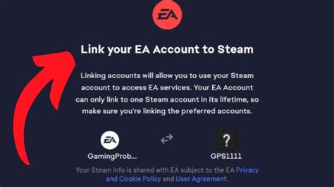 ea account koppelen aan steam