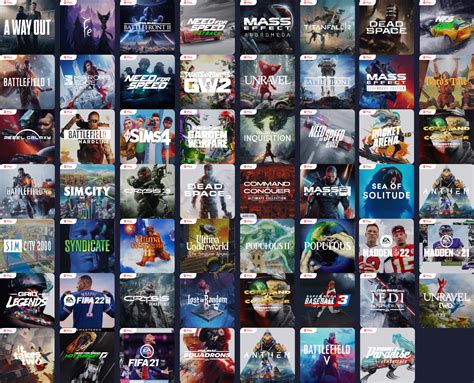 Ea Play Games List Pc