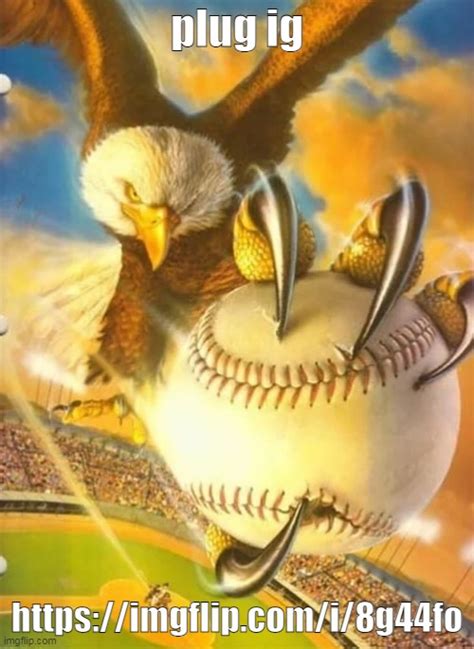 eagle catching baseball meme