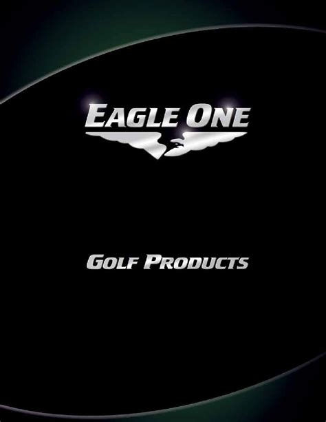 eagle one golf products