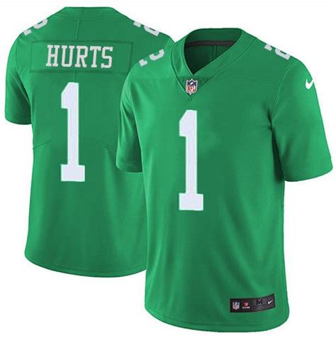 eagles light green jersey