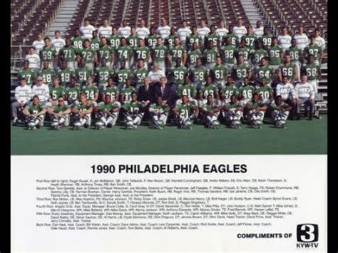 eagles roster 1990 season