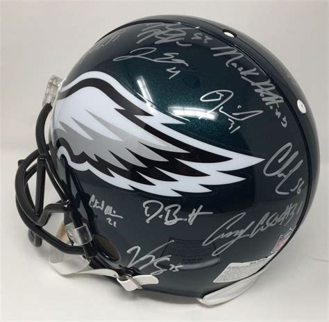 Eagles Signed Helmet
