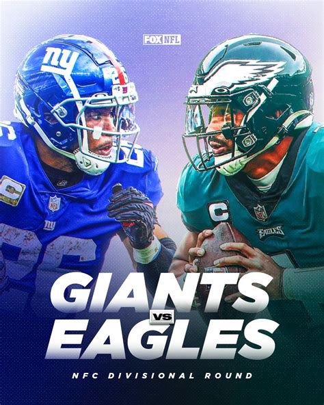 eagles versus the giants