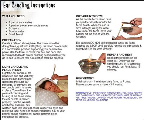 Ear Candling Video Instructions