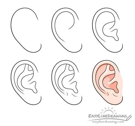 Ear drawing tutorial by HikariMichi on deviantART Drawing tutorial