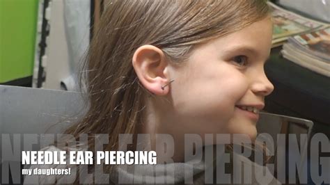 Ear Piercing Video Kid Needle