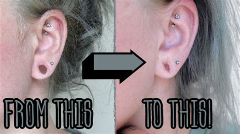Ear Stretching Without Tapers