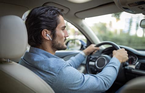 earbuds when driving