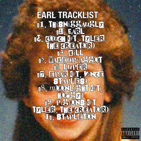 earl sweatshirt earl tracklist