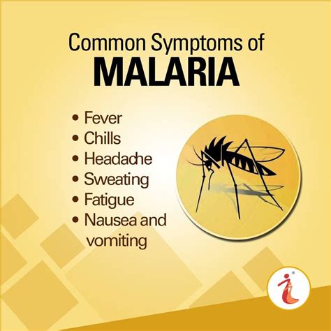 early symptoms of malaria