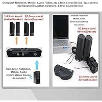 Earlybot Manual Switch Box Audio Speaker Selector