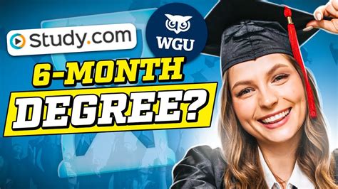 earn degree in 6 months