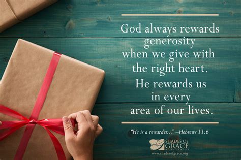Earning Rewards and Blessings