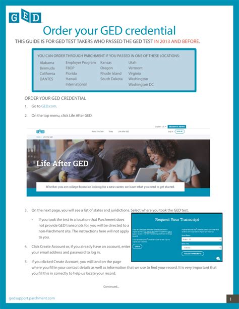 Earning Your GED Credential