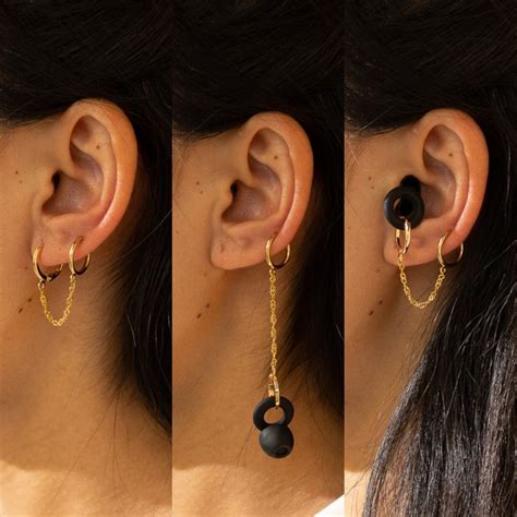 Earplug Holder Earrings