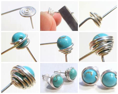 Earrings Stud Wire