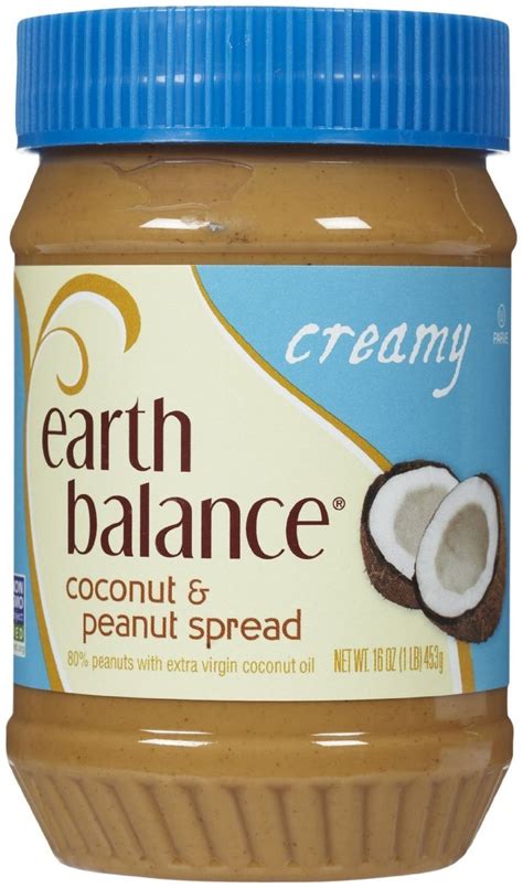 Earth Balance, Coconut & Peanut Spread, Creamy, 16 oz (453 g) iHerb