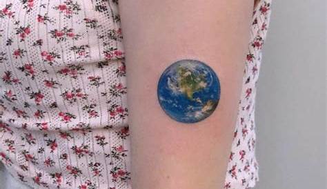 Earth Tattoo Small Pin On Tatuajes En El Antebrazo Interior