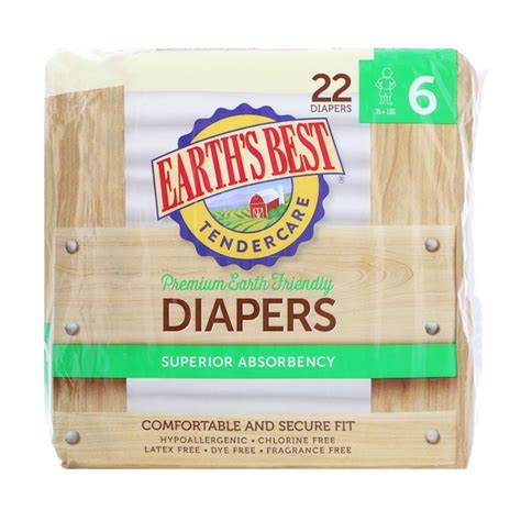 earth's best diapers size 6