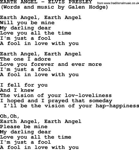 earth angel song release date