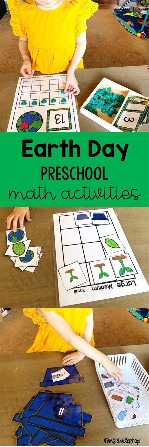earth day activity for preschool