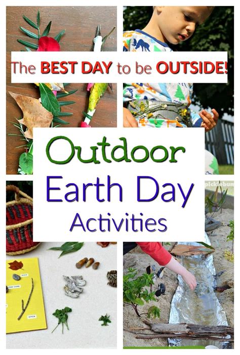 earth day outdoor activities for kids