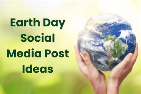 earth day post ideas