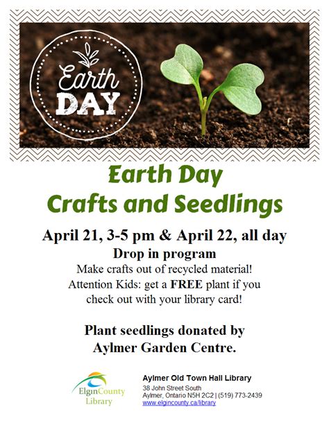 earth day program ideas