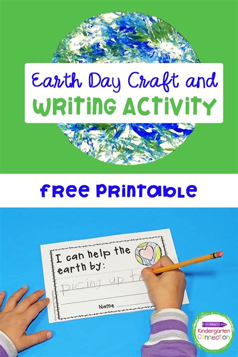 earth day writing activities for kindergarten