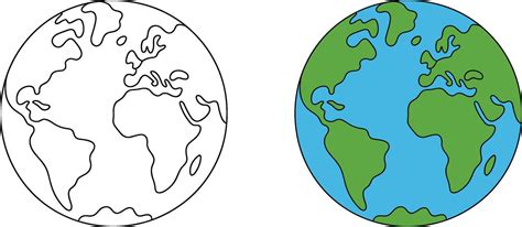 earth drawing 2d