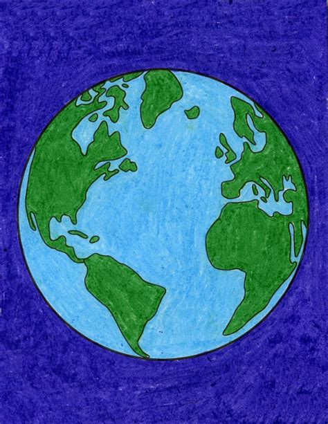 earth images to draw