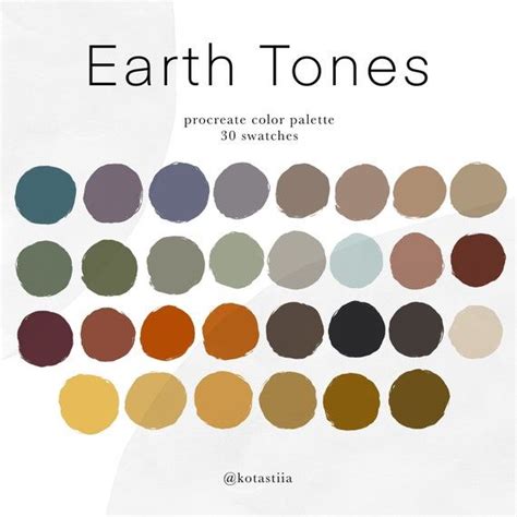 Earth Tone Color Scheme