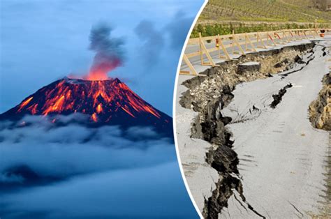 Earthquake And Volcano