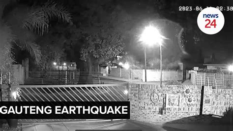earthquake in gauteng today