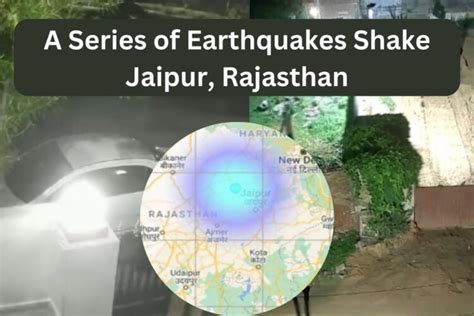 earthquake in jaipur today time