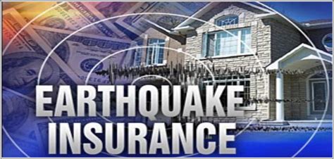earthquake insurance being offered
