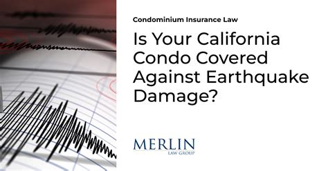 earthquake insurance california condo