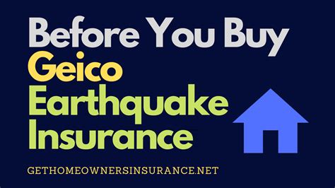 earthquake insurance company geico