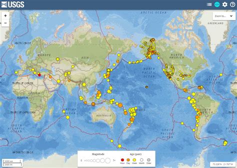 earthquake map today