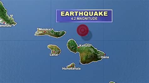 earthquake maui this morning