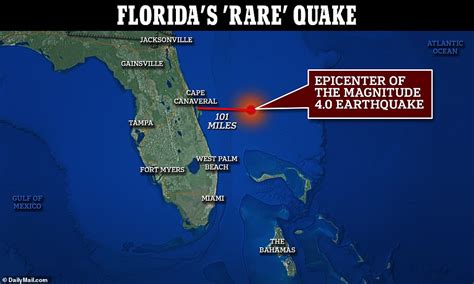 earthquake off of florida coast